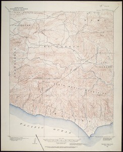 California. Triunfo Pass quadrangle (15'), 1900