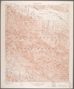 California. Santa Ynez quadrangle (30'), 1905