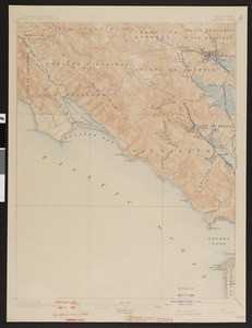 California. Tamalpais quadrangle (15'), 1897 (1913)