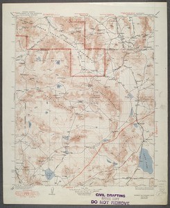 California. Avawtz Mountains quadrangle (60'), 1933 (1950)