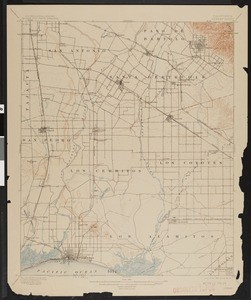 California. Downey quadrangle (15'), 1902 (1911)