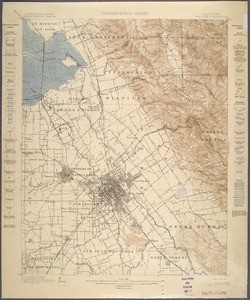 California. San Jose quadrangle (15'), 1899