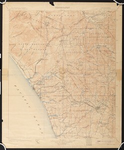 California. San Luis Rey quadrangle (30'), 1901 (1911)