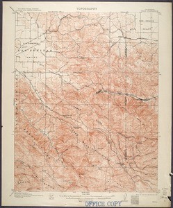 California. Tesla quadrangle (15'), 1907 (1914)