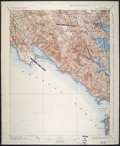 California. Tamalpais quadrangle (15'), 1897 (1932)