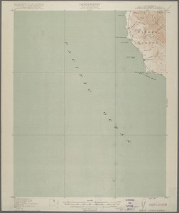 California. Piedras Blancas quadrangle (15'), 1919