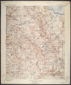 California. Mount Lyell quadrangle (30'), 1901 (1929)