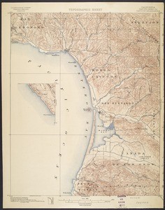 California. Cayucos quadrangle (15'), 1897