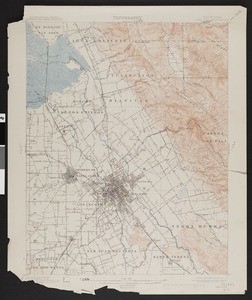 California. San Jose quadrangle (15'), 1899 (1913)