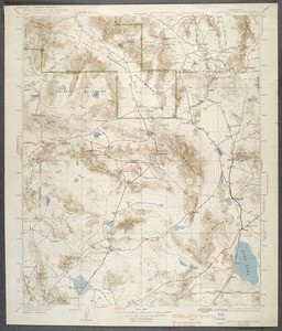 California. Avawatz Mountains quadrangle (60'), 1933 (1939)