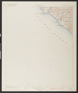 California. Capistrano quadrangle (30'), 1902 (1921)