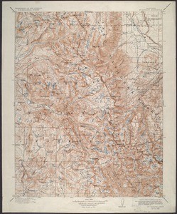 California. Mount Goddard quadrangle (30'), 1912 (1928)