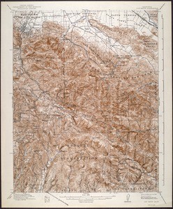 California. Los Gatos quadrangle (15'), 1919 (1942)