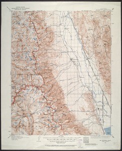 California. Mount Whitney quadrangle (30'), 1937 (1959)