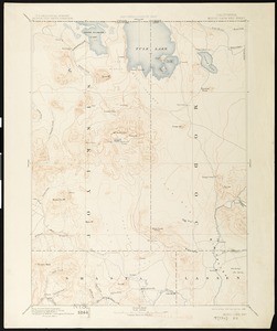 California. Modoc Lava-Bed quadrangle (60'), 1892 (1908)