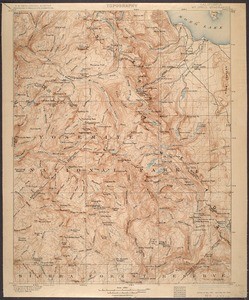 California. Mount Lyell quadrangle (30'), 1901 (1905)