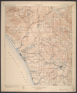 California. San Luis Rey quadrangle (30'), 1901 (1906)
