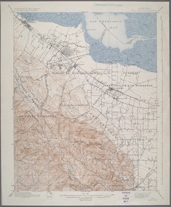 California. Palo Alto quadrangle (15'), 1899 (1930)