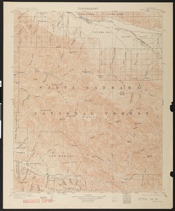 California. Santa Ynez quadrangle (30'), 1905 (1911)