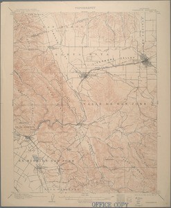 California. Pleasanton quadrangle (15'), 1906 (1911)