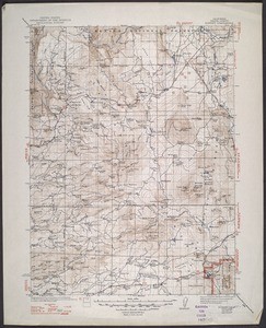 California. Burney quadrangle (30'), 1939 (1947)