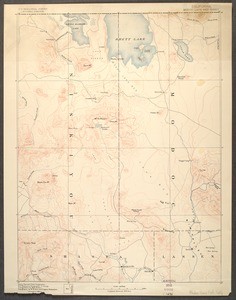 California. Modoc Lava-Bed quadrangle (60'), 1886