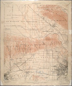 California. Santa Monica quadrangle (15'), 1902 (1913)