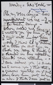 Ellen Terry, letter, 1898-12-11, to Lizzie Winter