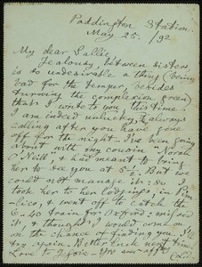 Lewis Carroll, letter, 1892-05-25, to Sallie Scrivener