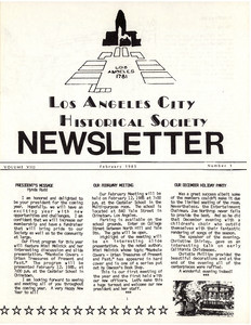 LACHS newsletter, v. 8, n. 1 (1985-02)