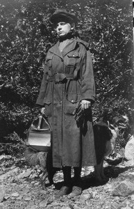 Dorothy Putnam in overcoat