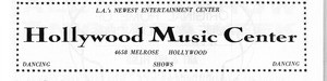 Hollywood Music Center advertisement