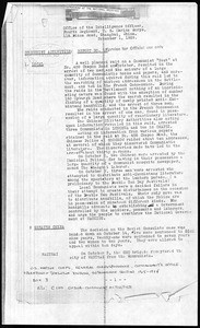 4th Marines reports on Communist activities in Shanghai, December 1928 - November 1929