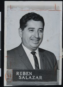 Ruben Salazar, Los Angeles Times employee photograph, Los Angeles, CA, 1959