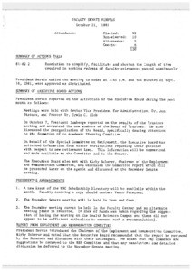 USC Faculty Senate minutes, 1981-10-21