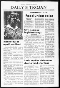 Daily Trojan, Vol. 62, No. 89, March 16, 1971