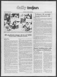 Daily Trojan, Vol. 91, No. 26, February 19, 1982