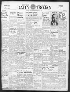 Daily Trojan, Vol. 29, No. 99, March 16, 1938