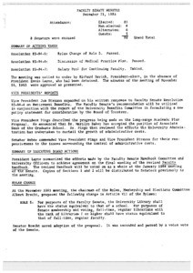 USC Faculty Senate minutes, 1983-12-21