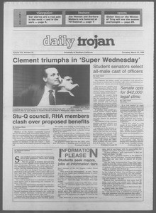 Daily Trojan, Vol. 106, No. 51, March 24, 1988