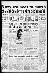 Daily Trojan, Vol. 36, No. 70, February 16, 1945