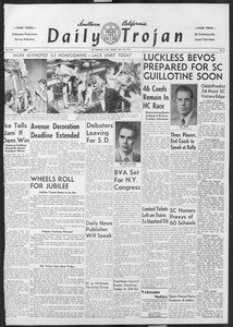Daily Trojan, Vol. 46, No. 31, October 29, 1954