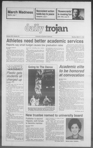 Daily Trojan, Vol. 114, No. 40, March 11, 1991