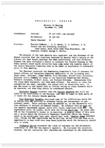 USC Faculty Senate minutes, 1969-12-17