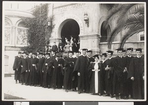 Commencement ceremonies, 1915