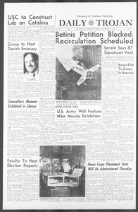 Daily Trojan, Vol. 56, No. 36, November 10, 1964