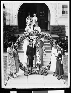 Trojan co-eds announce engagements in Pansy Ring ceremonies, 1935