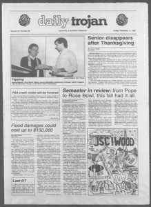 Daily Trojan, Vol. 105, No. 68, December 11, 1987