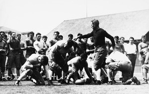 Football coach Howard Jones, USC, ca. 1925-1940