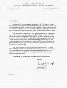Announcement: New COSEUP Report, March 22, 1999